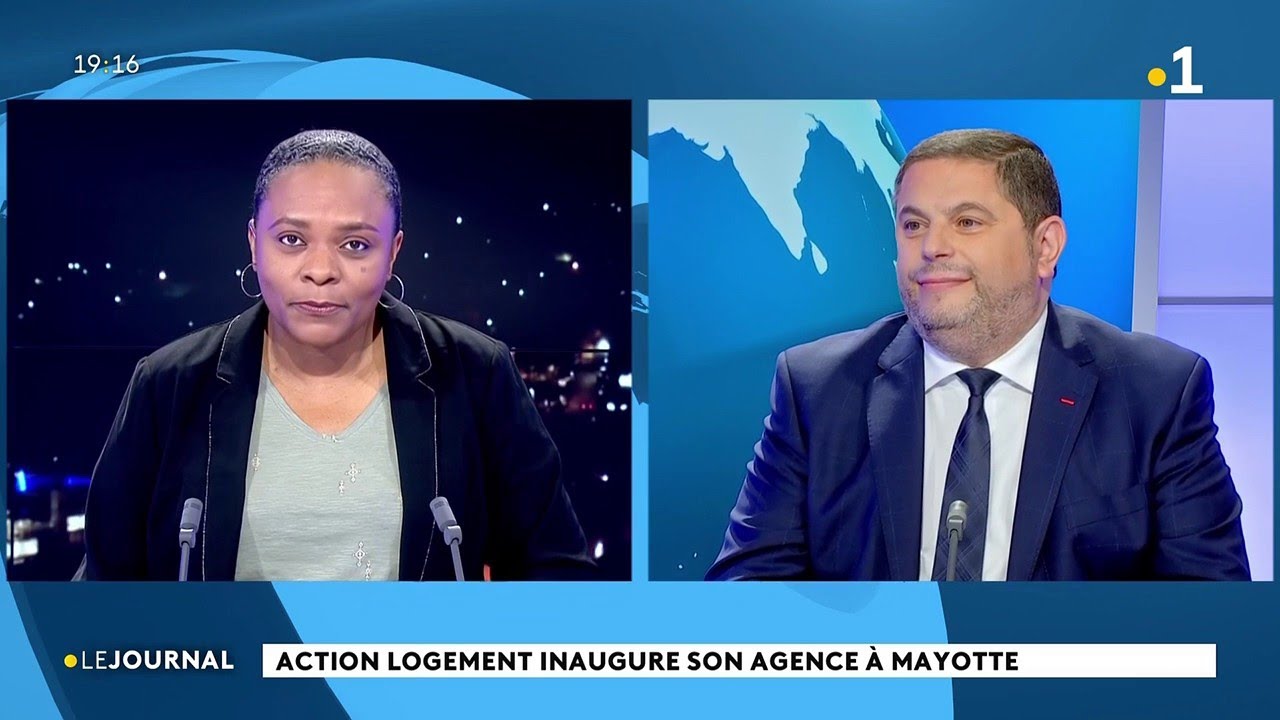 Action logement inaugure son agence à Mayotte.