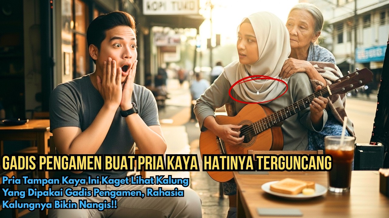 Miliarder Muda Ini Kaget Melihat Kalung Yang Dipakai Gadis Pengamen, Rahasia Kalungnya Bikin Nangis