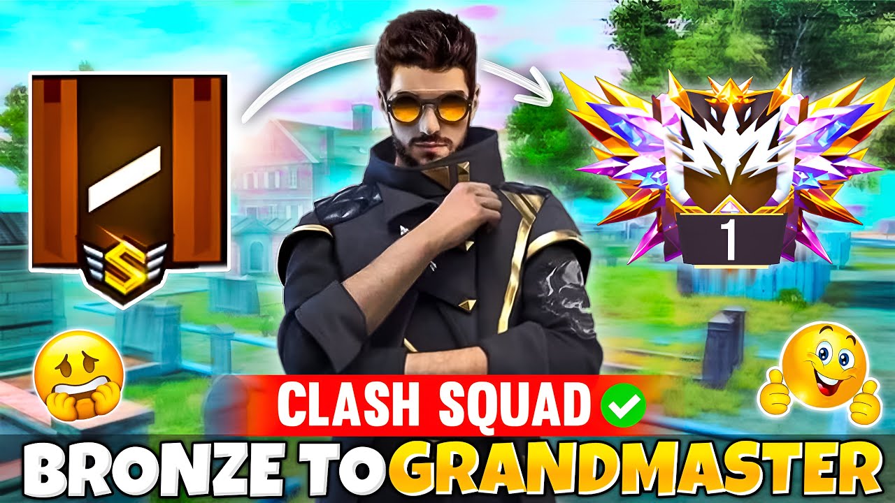 FINALLY GRANDMASTER DONE IN CLASH SQUAD | CS RANK PUSHING WITH RANDOM PLAYERS |