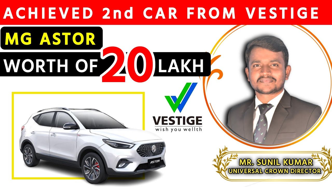Vestige car Achiver | MR. Sunil Kumar sir | MG Astor | Car delivery | Vestige