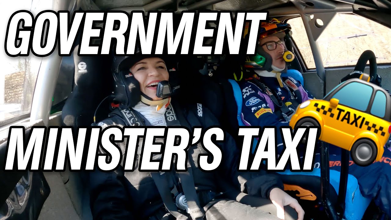 Breen Chauffeurs Government Minister FLAT OUT in Puma Hybrid Rally1