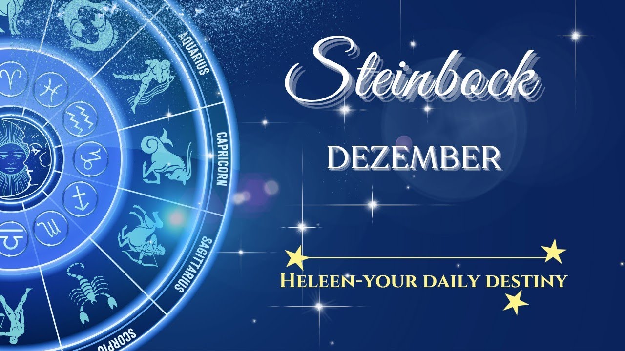 DU GEHST EINEN NEUEN WEG! Liebe/Beruf/Finanzen STEINBOCK DEZEMBER 2025