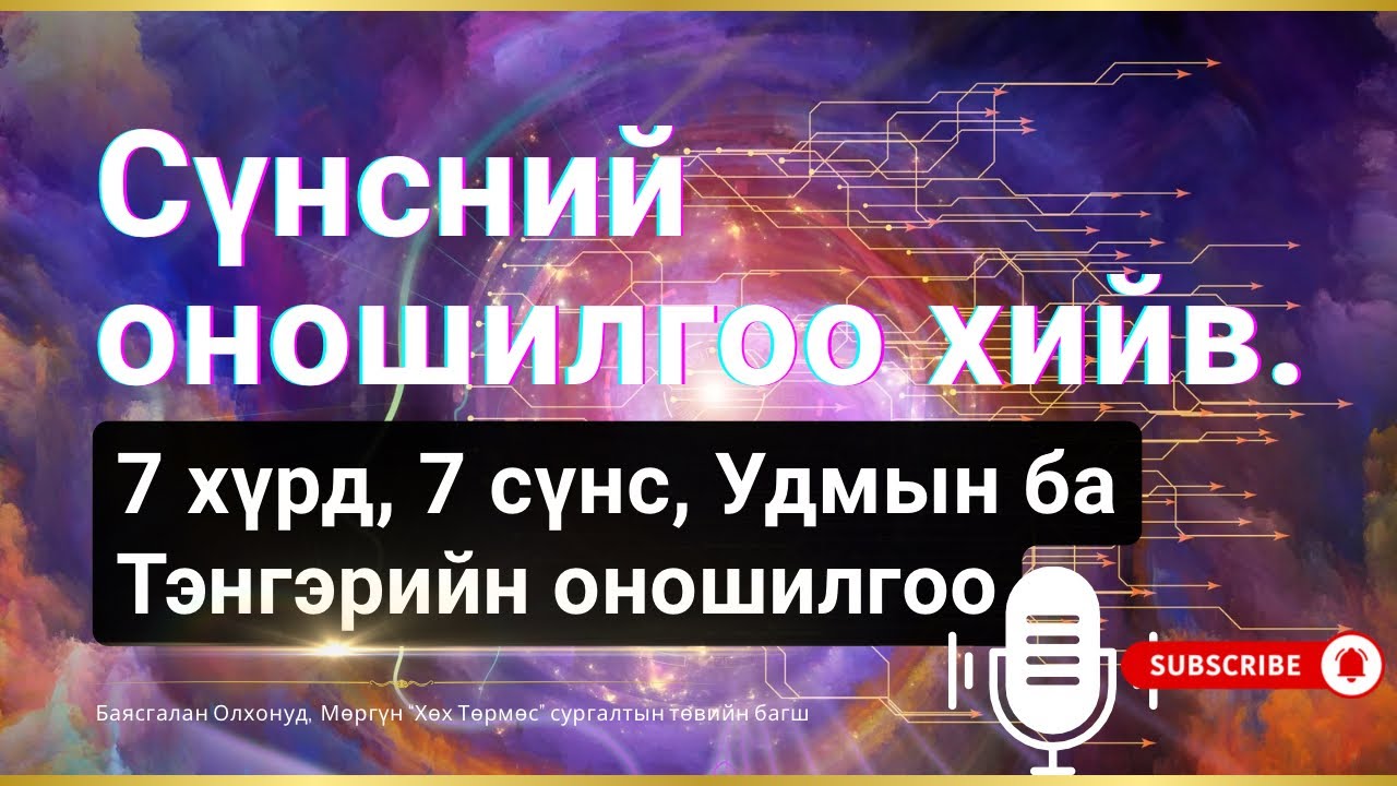 Сүнсний оношилгоо хэрхэн явагддаг талаар подкастыг хүргэж бна. 