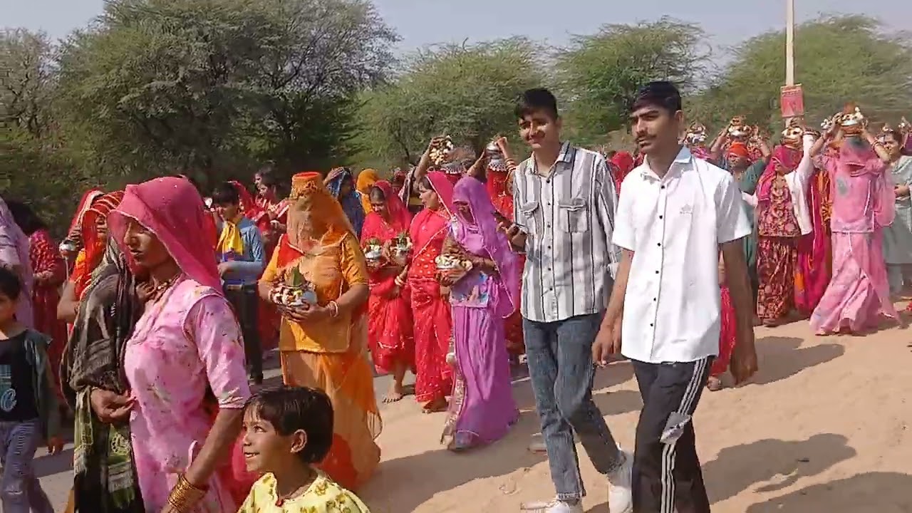 Shyam mandir chandarun kalash yatra #shyambaba #degana #kalashyatra 
