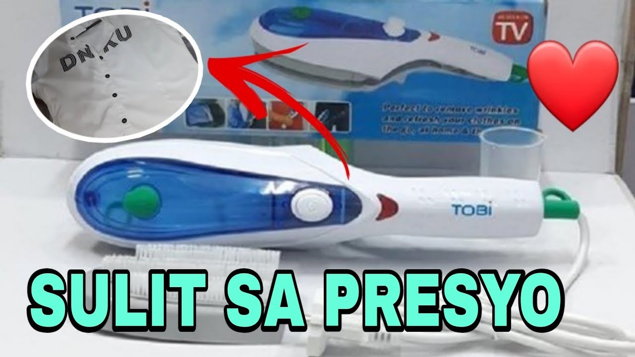 HOW TO USE TOBI STEAM IRON + UNBOXING AND REVIEW | YSELLE GAGARIN