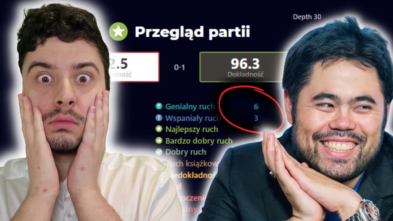 SZEŚĆ genialnych ruchów NAKAMURY w JEDNEJ partii!