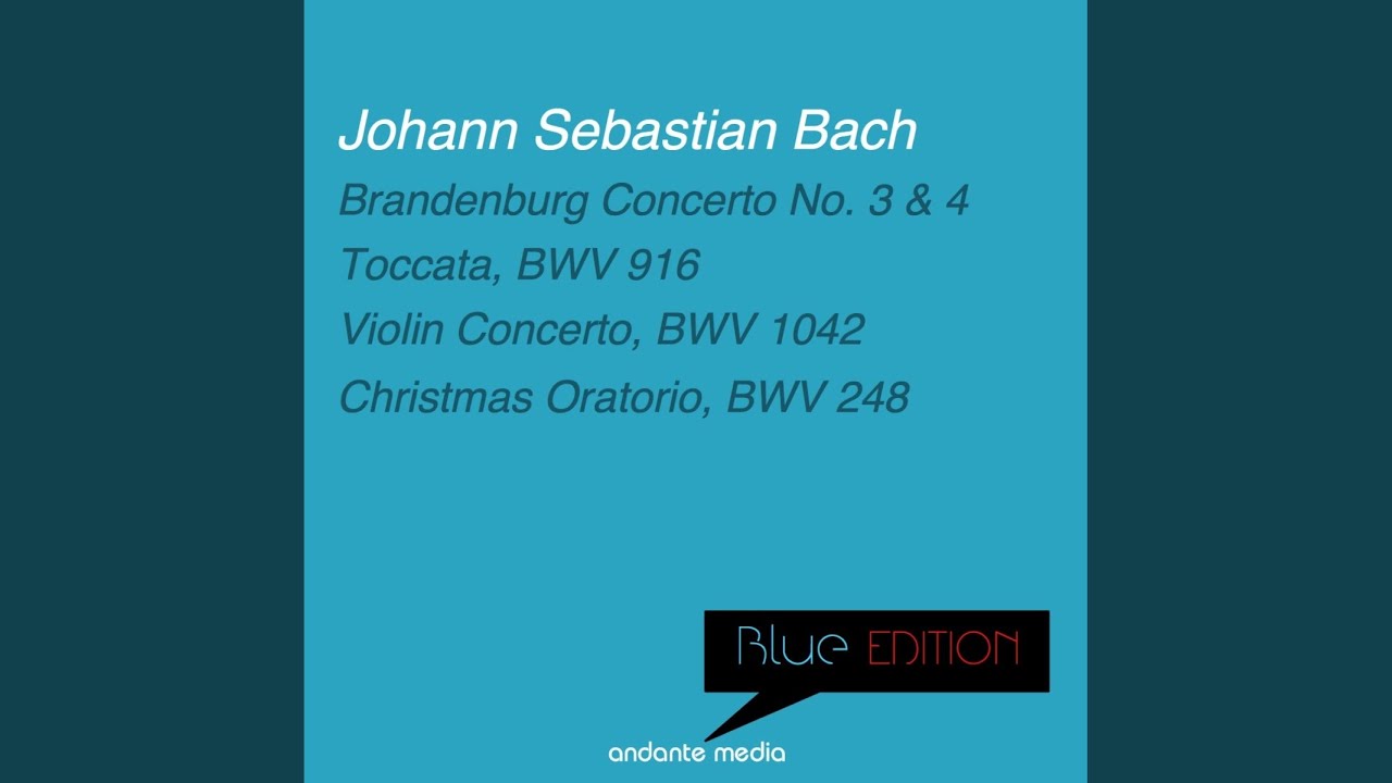 Christmas Oratorio, BWV 248: Cantata for the Second Day of Christmas. Sinfonia in G Major