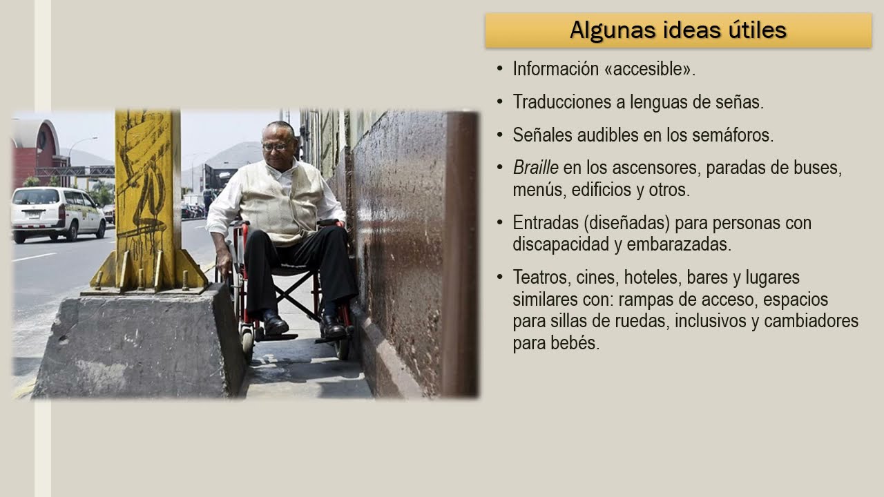 Ciudades inclusivas y accesibles, movilidad y transporte (respeto a las personas m&aacute;s vulnerables)
