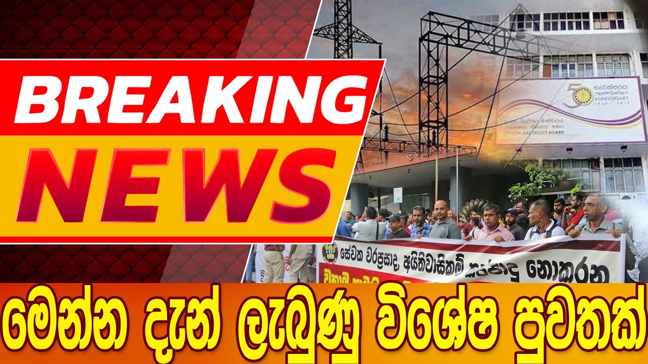 මෙන්න දැන් ලැබුණු විශේෂ පුවතක් | NEWS4