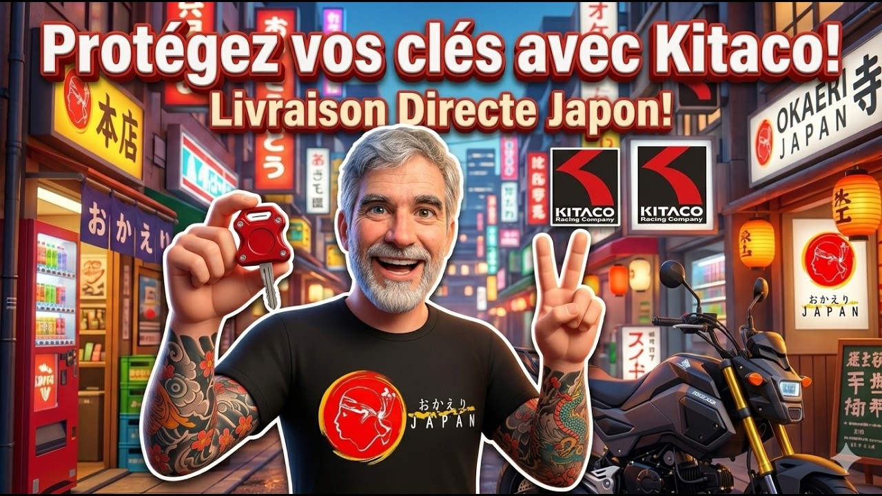 Un style racing indicutable pour votre cle de contact!