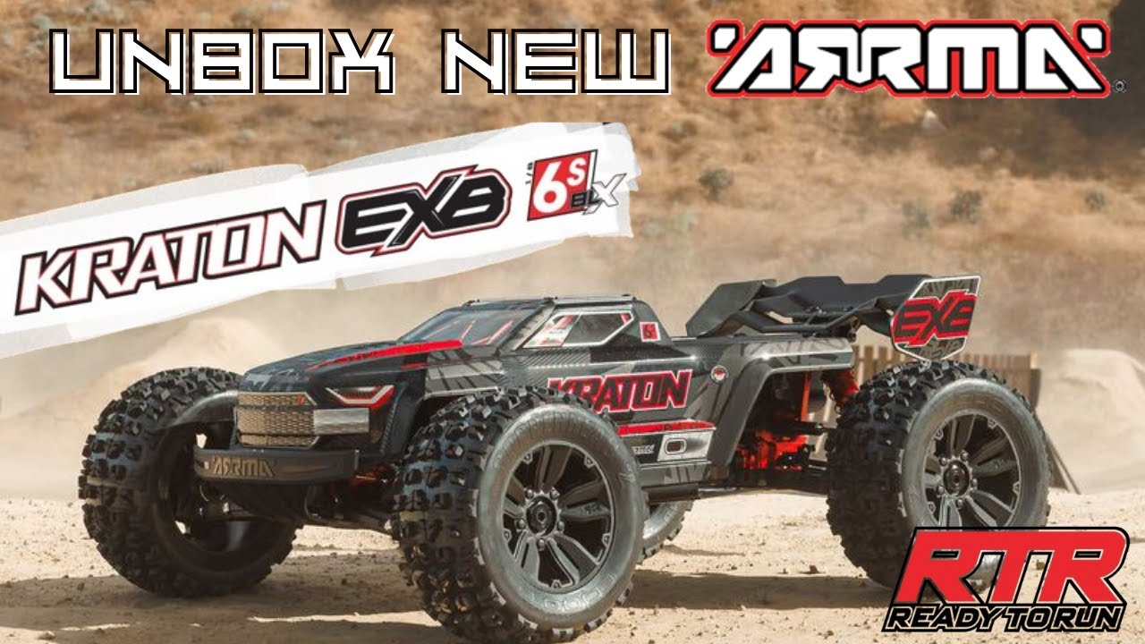 Unbox new Arrma Kraton EXB V6 (V3) #arrma #bash #rccar #unbox #kraton #exb