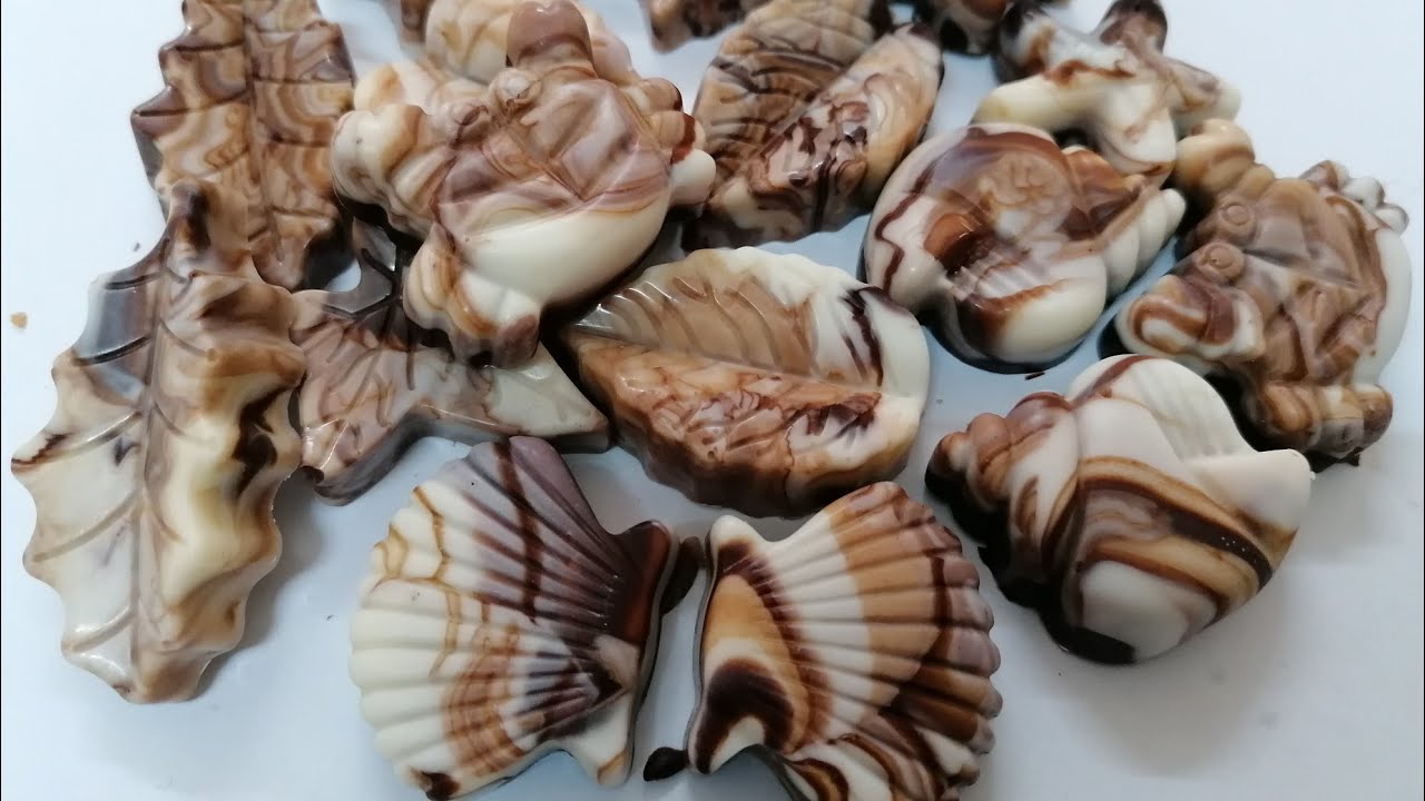 الشوكولاته الرخاميه marbled chocolate (V. 30)