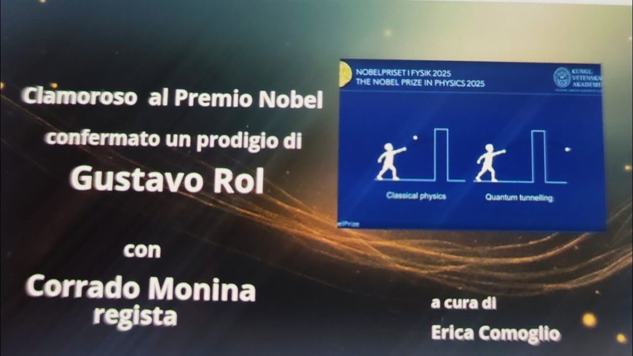 Clamoroso al Premio Nobel:  confermato un prodigio di Gustavo Rol  - con Corrado Monina