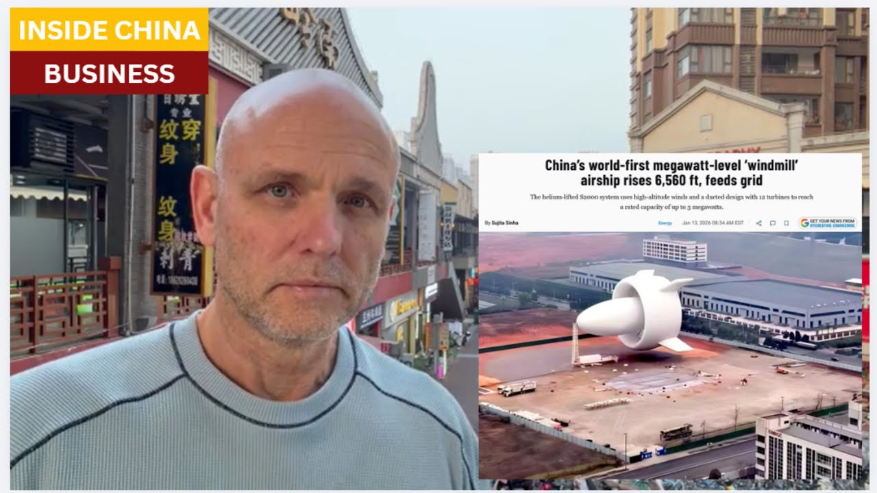 This huge airship is a Chinese power plant