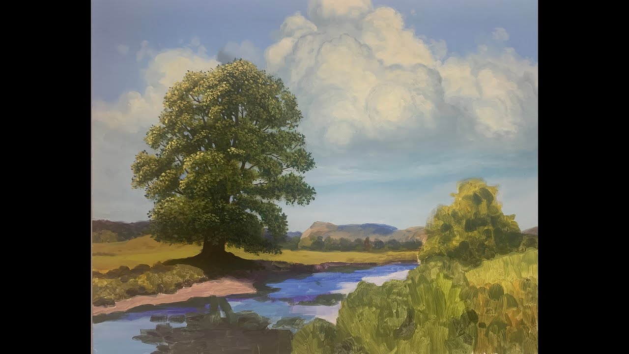 Peindre un arbre en photoréalisme avec Boris Huguenel.