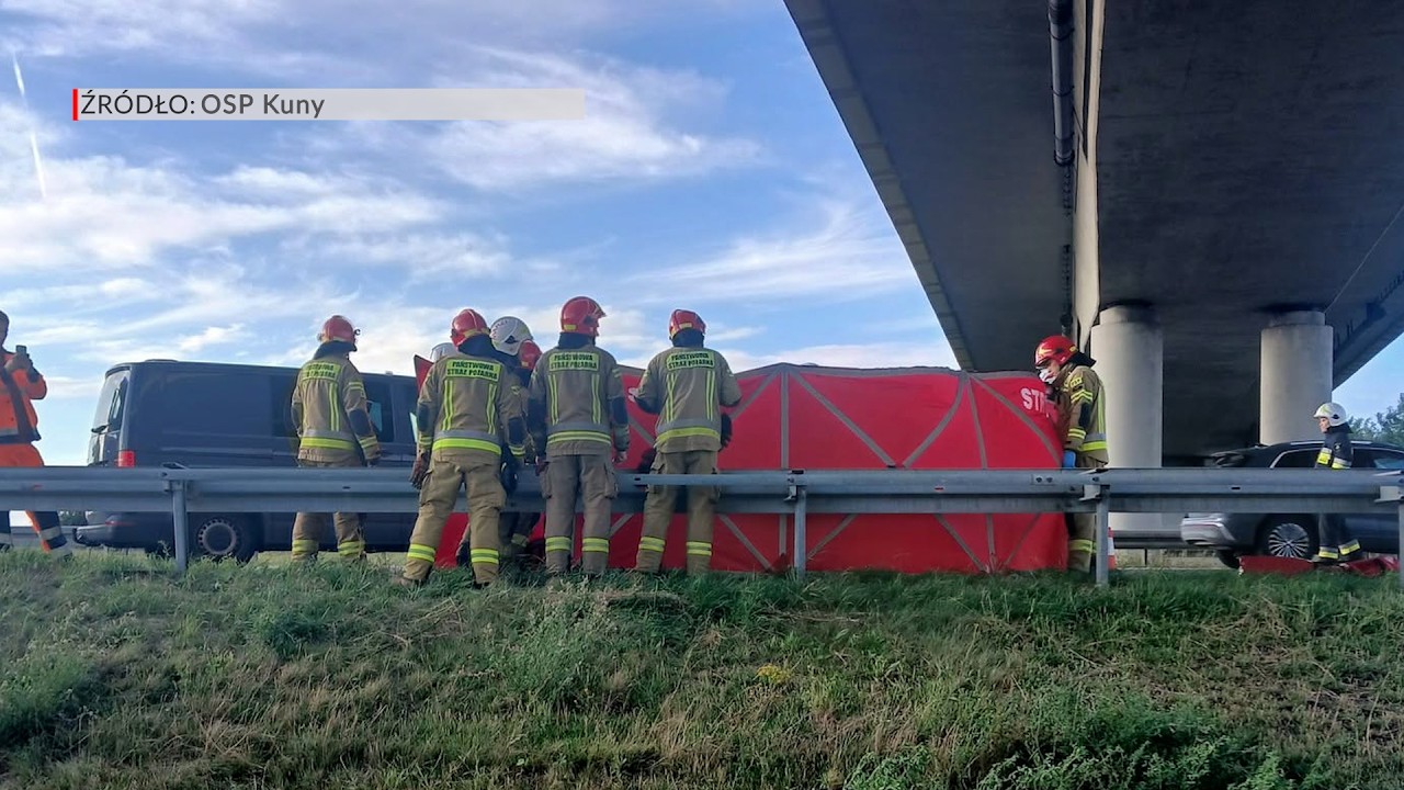 Dramatyczne zdarzenie na A2. 37-latka skoczyła z wiaduktu