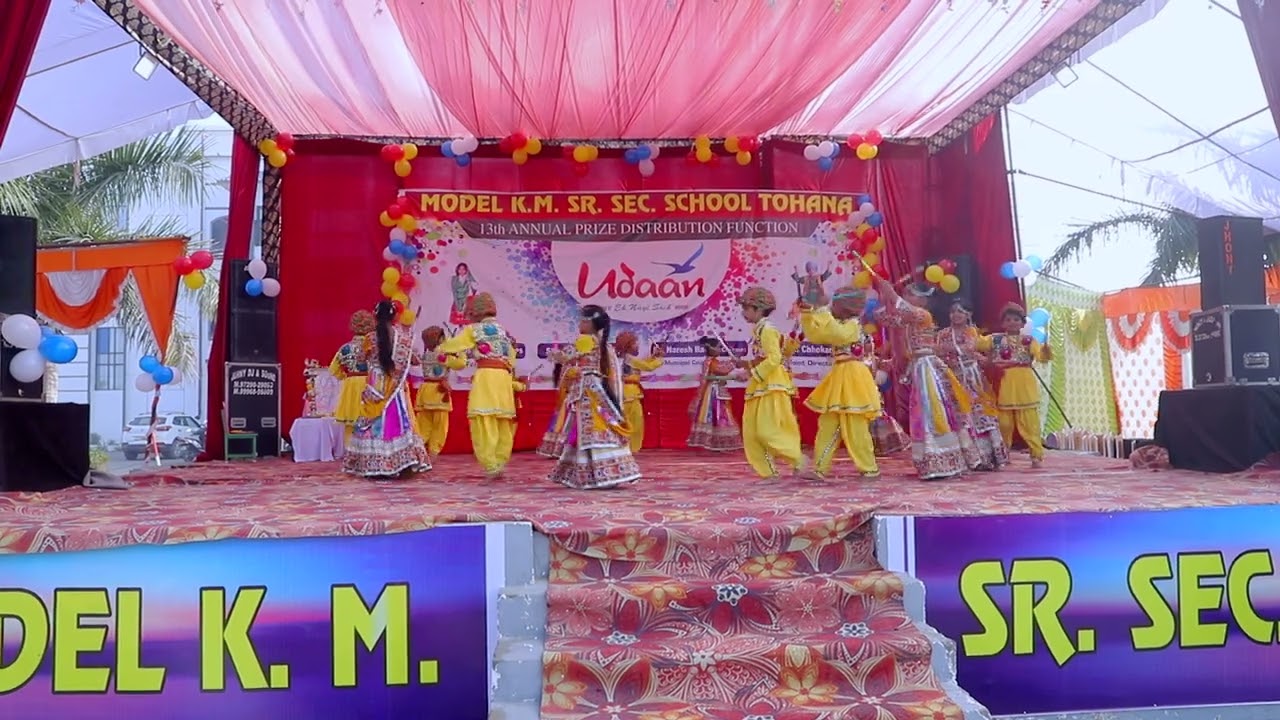 Garba By 2nd Class Model K. M. Sr. Sec. School Dangra Road Tohana The Dance of Life Garba of Gujarat