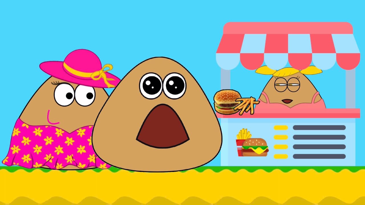 POU FEZ BIRRA NA LANCHONETE 🍔 | Pou Vlogs