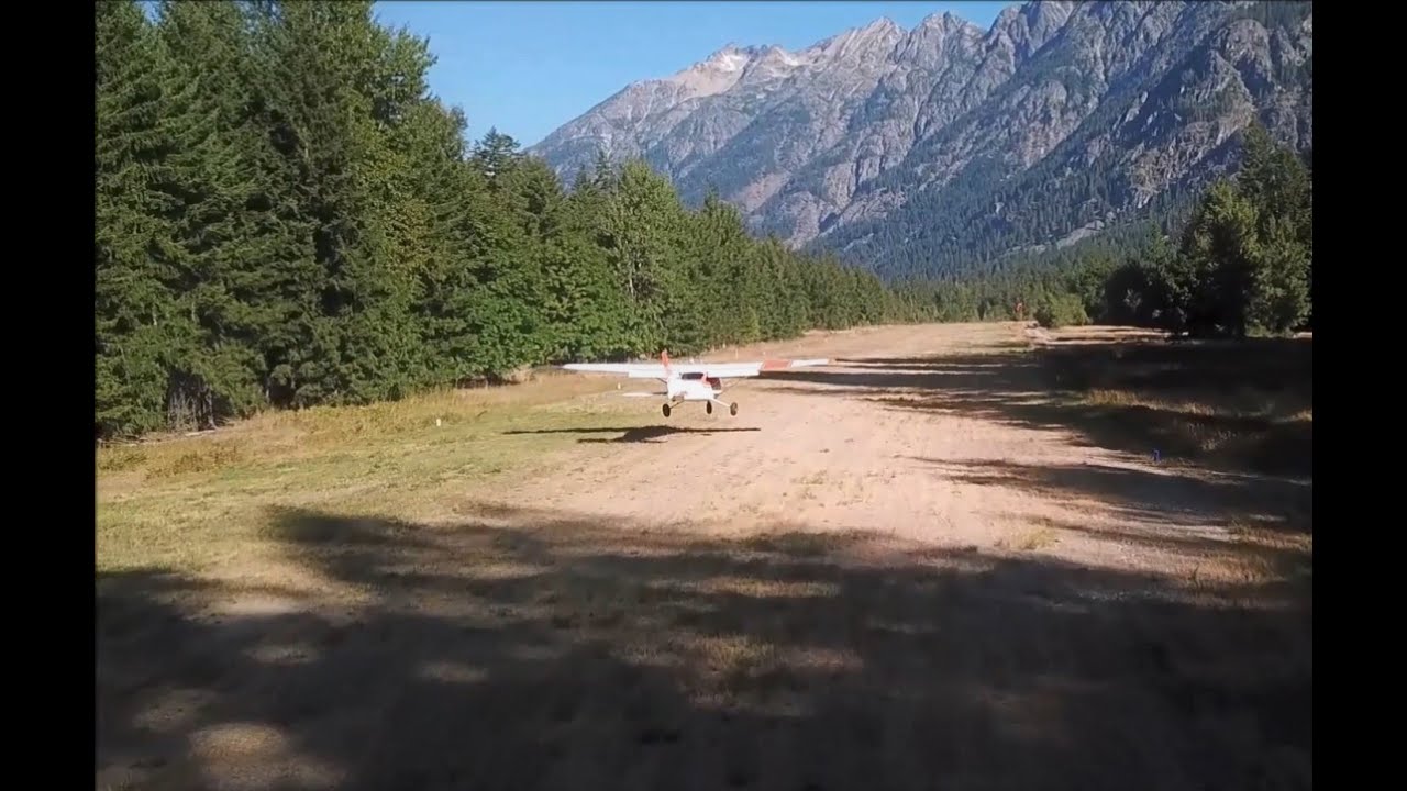 Clearing the 50ft obstacle.