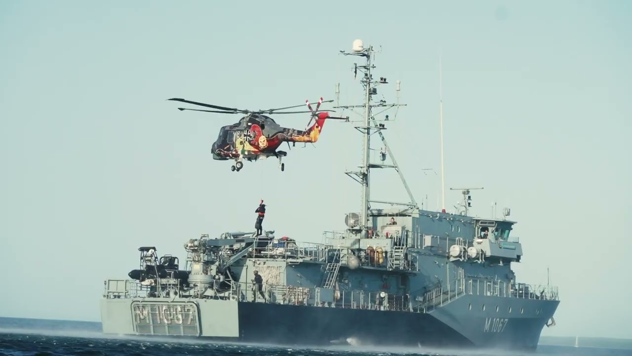 Minentaucher, kein offizielles Video der Bundeswehr