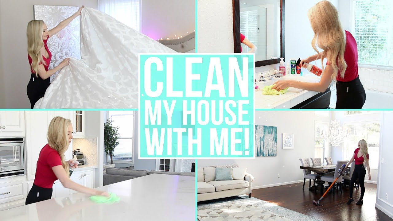CLEAN MY ENTIRE HOUSE WITH ME! Cleaning Motivation!