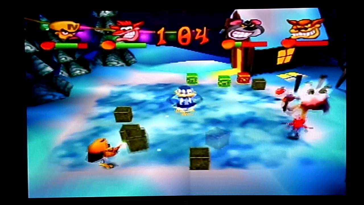 Let's Play Crash Bash w/N2SC4R Part 2 - Snow Bash