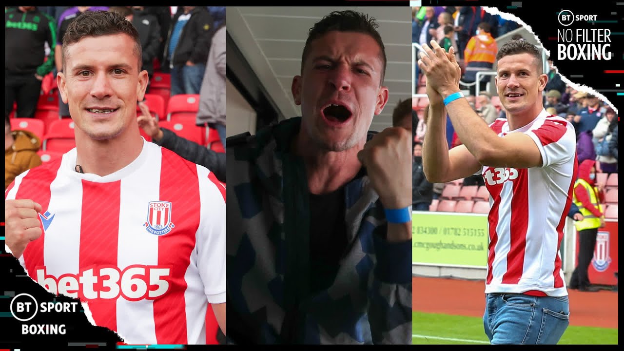 The Most Epic Football Celebrations From A Boxer? Nathan Heaney At Stoke City | No Filter Boxing