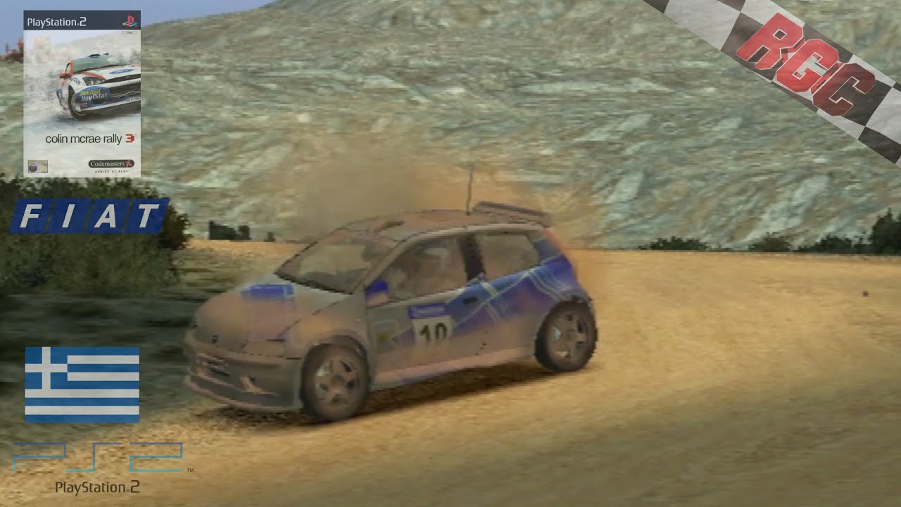 Colin McRae Rally 3 | Fiat Punto Super 1600 | Greece - Ghardhiki (Stage 1) | PlayStation 2/PS2 HD