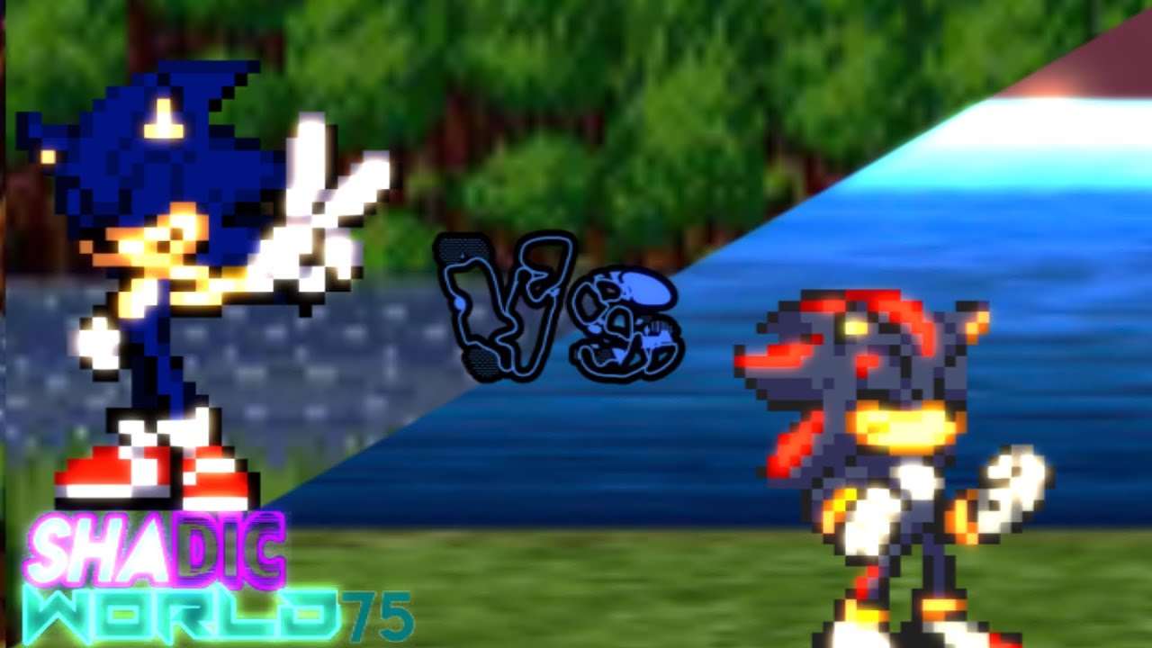 Sonic Sprite Animation - Sonic Vs Shadow (2025 Remake) Part 1