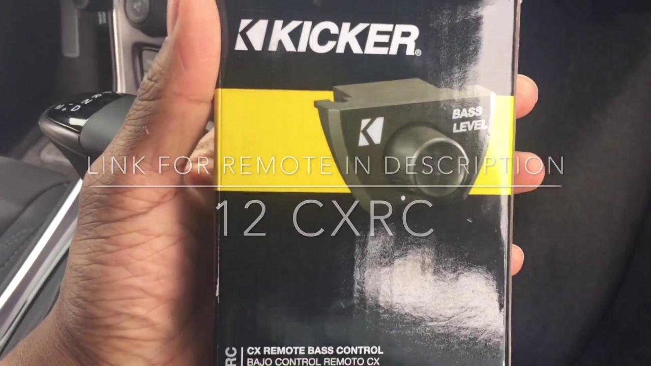 Как установить ручку Kicker Bass для сабвуфера
