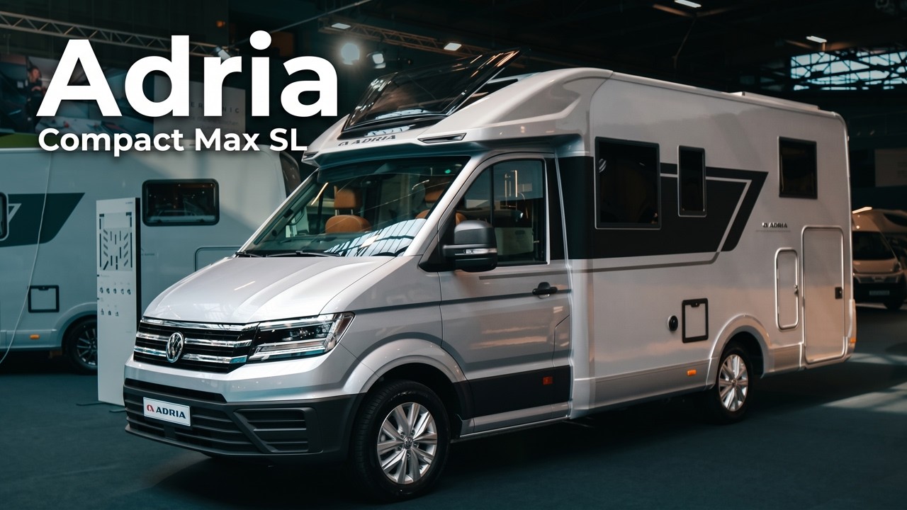 The 2025 Adria Compact Max SL Turns Limited Space into a Living Area!