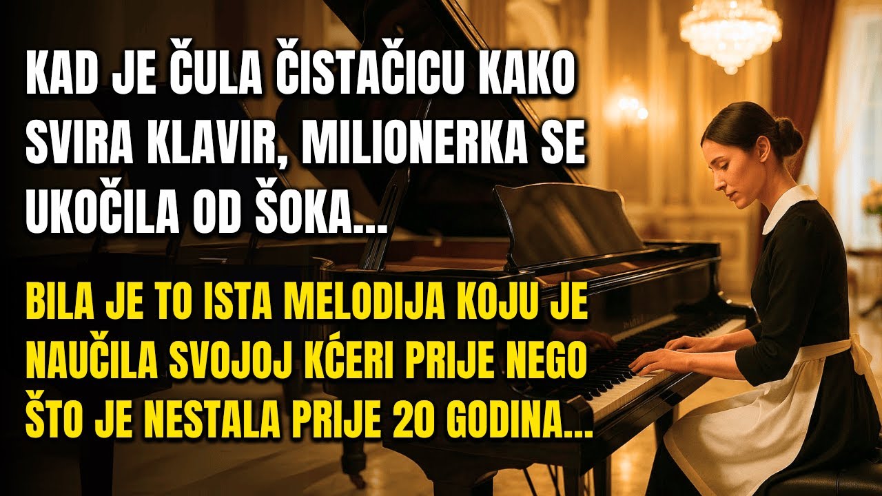 MILIJUNAŠICA JE OSTALA PARALIZIRANA KADA JE ČULA ČISTAČICU KAKO SVIRA PJESMU NJENE NESTALE KĆERI…