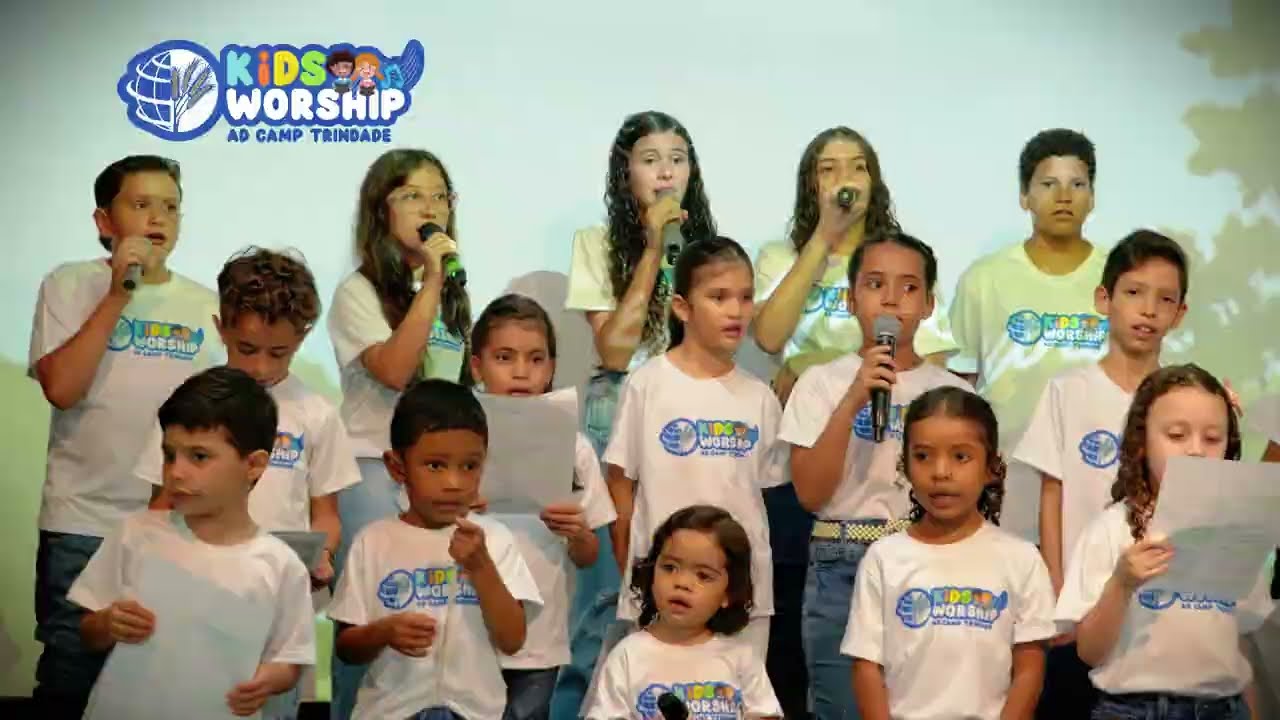 Apresenta&ccedil;&atilde;o Kids Worship AD Campinas Trindade | Jesus Voltar&aacute; pra me buscar (Maranata)