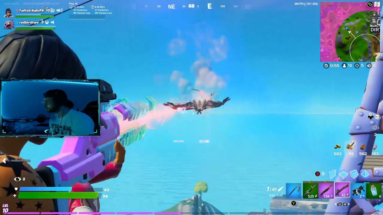 FORTNITE RAIL GUN INSANE!