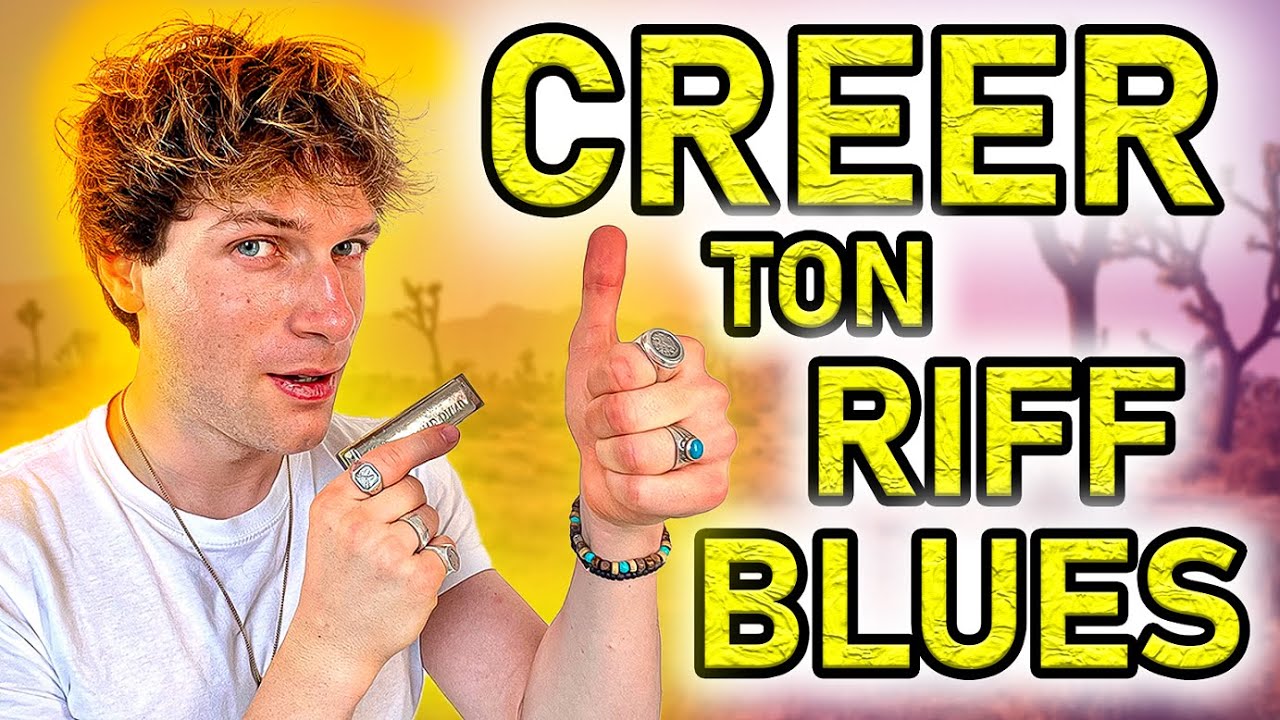 Crée tes propres riffs BLUES à l'HARMONICA ! (simple et efficace)