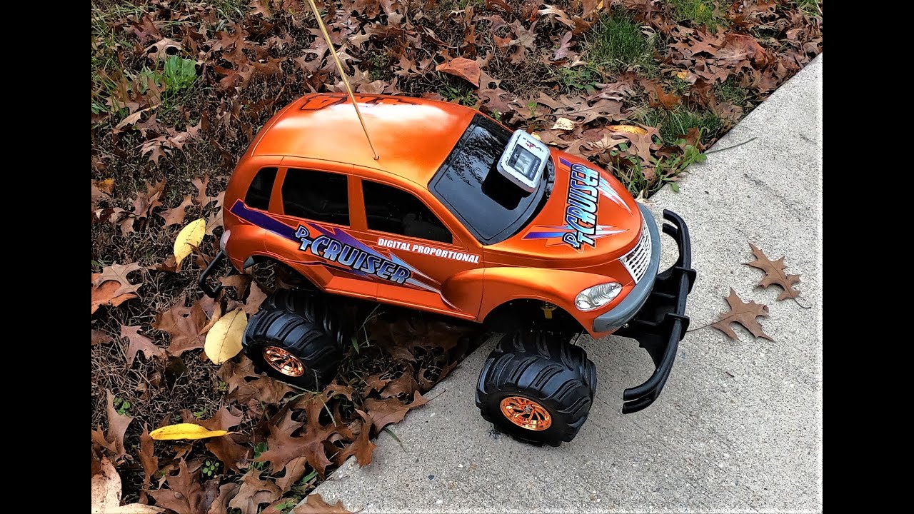 RADIO SHACK PT CRUISER OFF ROAD RC TRUCK RUN + TOP SPEED TEST