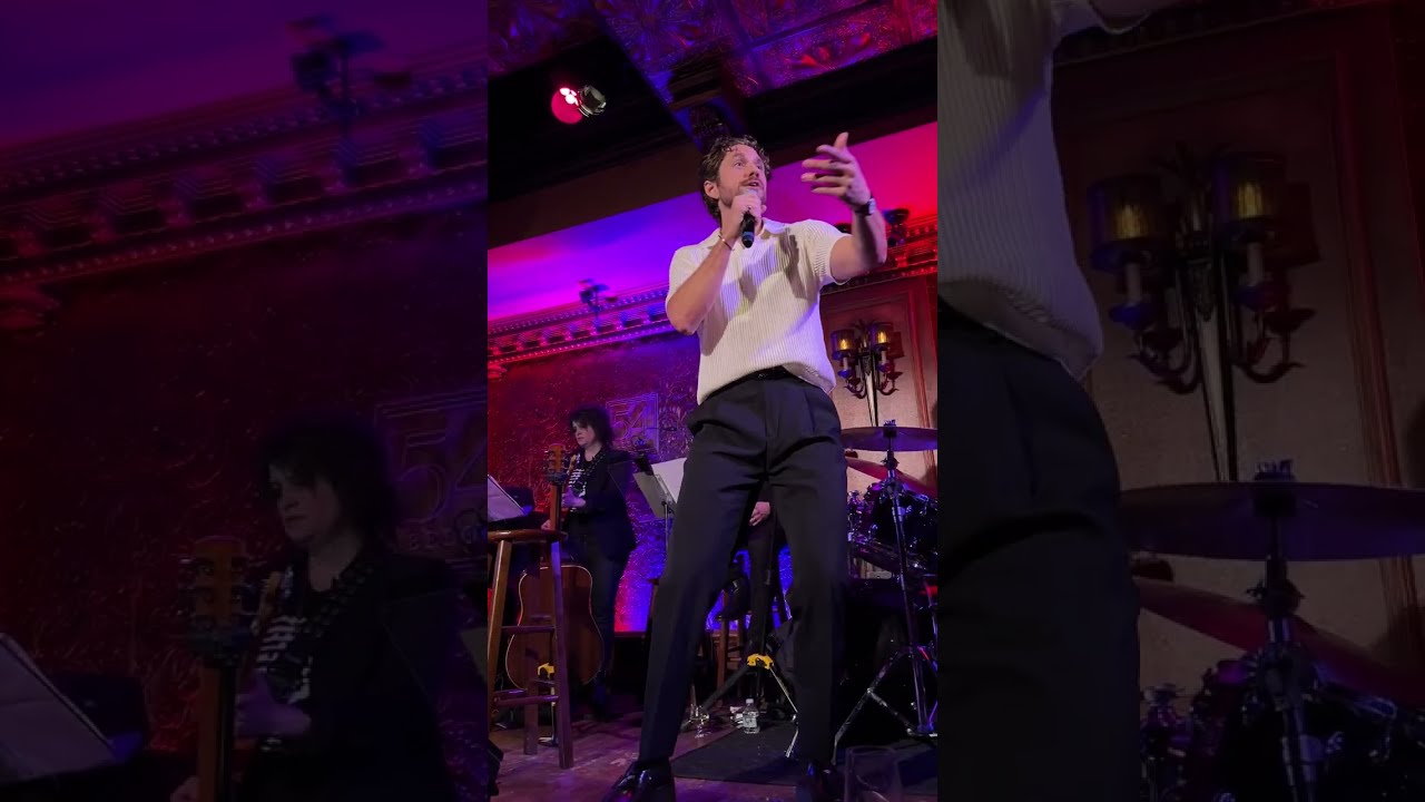 Aaron Tveit NYE '23 at 54 Below - Your Song