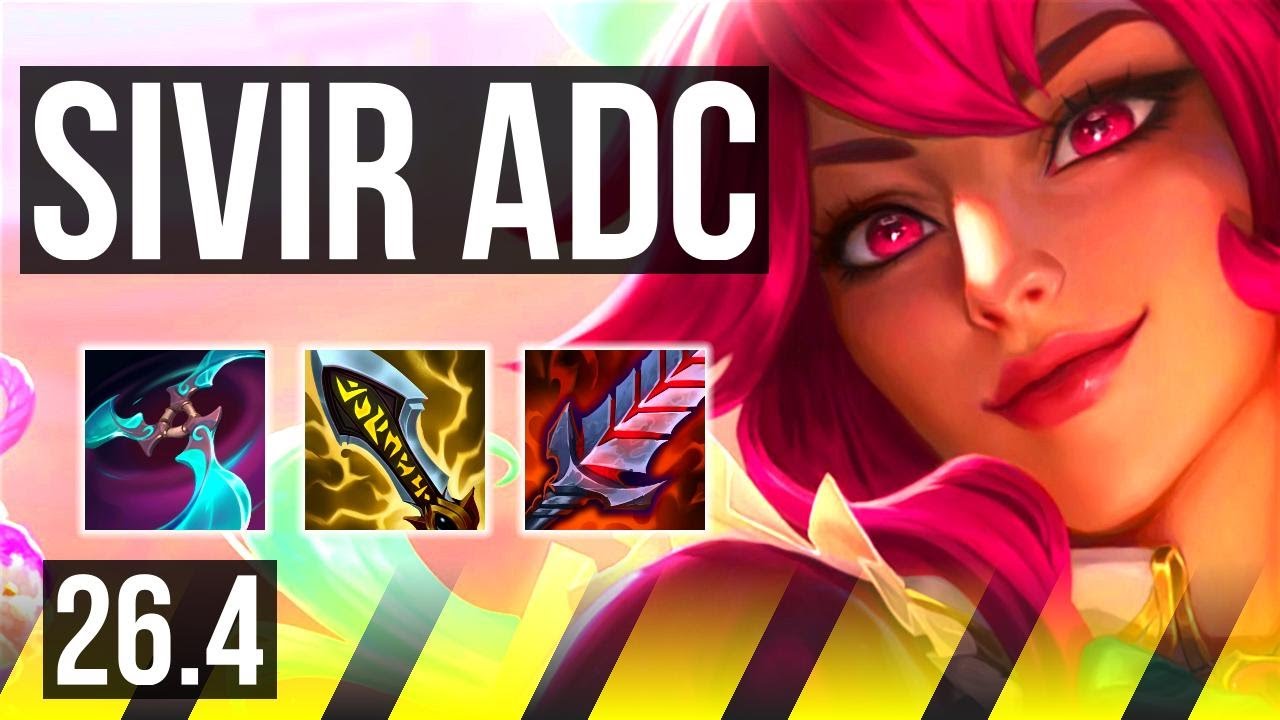 SIVIR & Braum vs DRAVEN & Pyke (ADC) | 68K damage, 5k gold comeback | KR Master | 26.4
