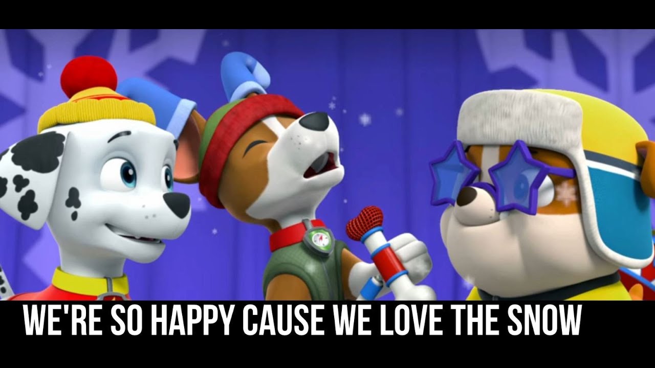 Paw Patrol - Pup Rock Winter Wondershow Sing Along [High Quality Audio]