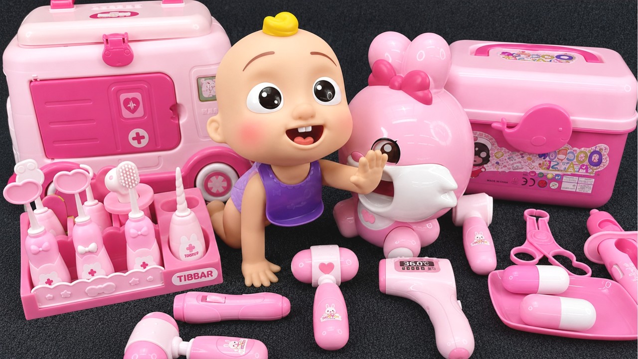 63 Minutes Satisfying with Unboxing COCOMELON Doctor Toys, Ambulance Playset Collection ASMR