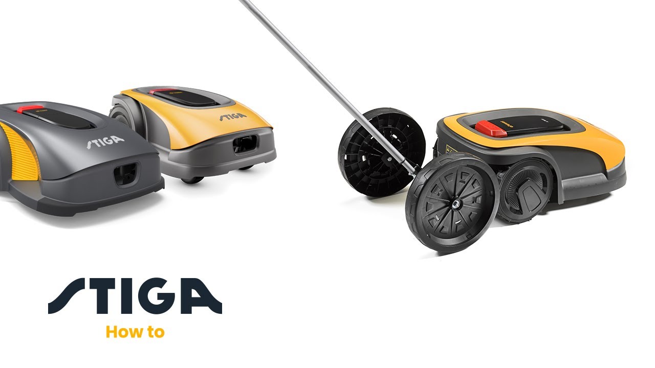 How to | quickly install the autonomous robot lawn mower with the STIGA trolley