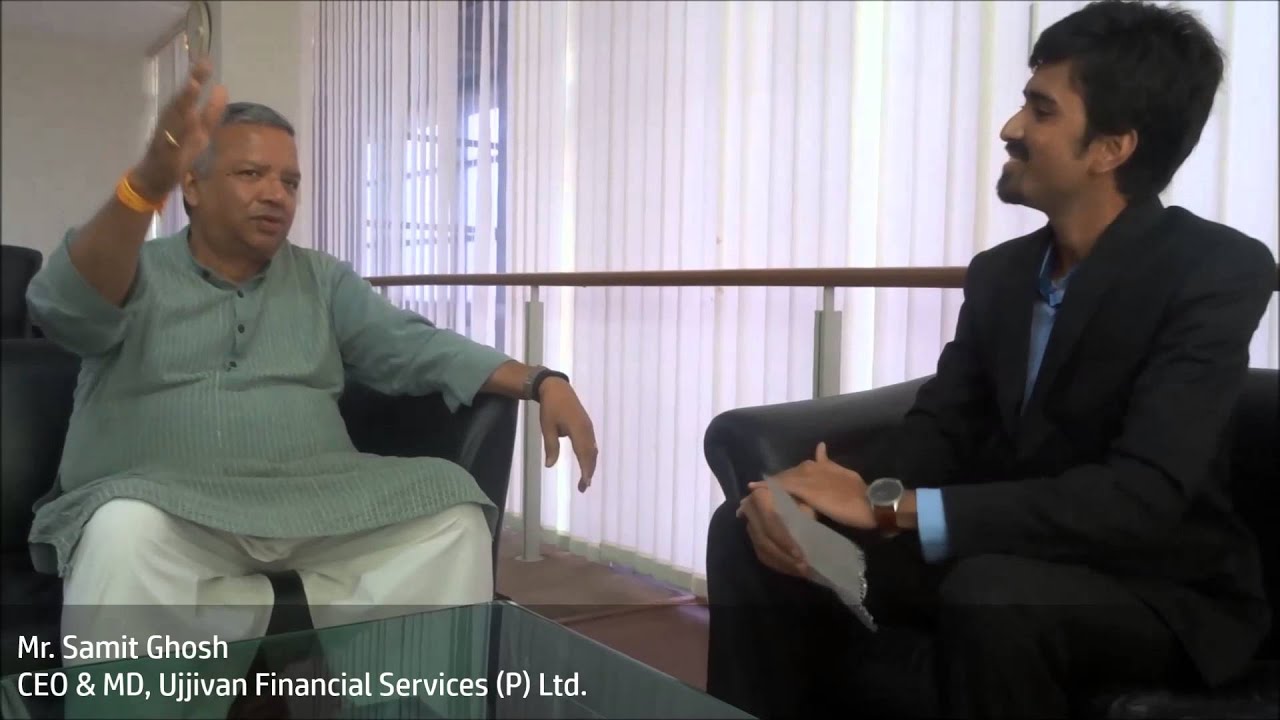 Face 2 Face with Mr. Samit Ghosh, CEO & MD, Ujjivan Financial Services at Jaipuria Indore