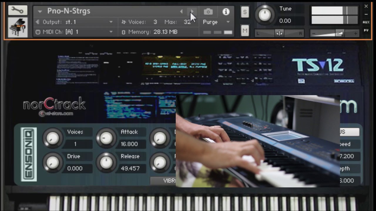 Ensoniq TS-12 (Test Sounds) for Kontakt por Tiago mallen #ensoniqts12 #vintagekeys #tiagomallen