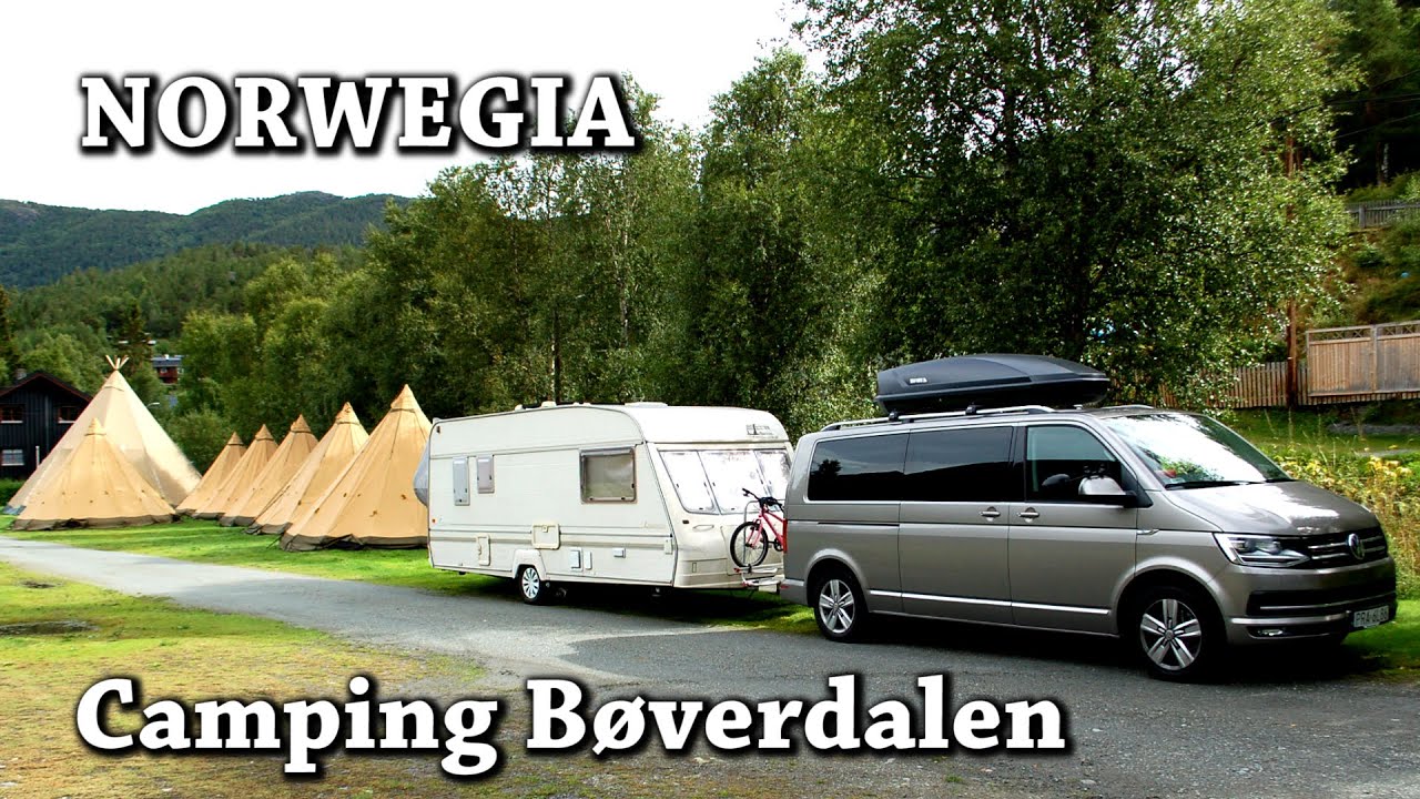 Podr&oacute;ż do Norwegii z przyczepą kempingową - Jak wygląda życie na kempingu B&oslash;verdalen ???