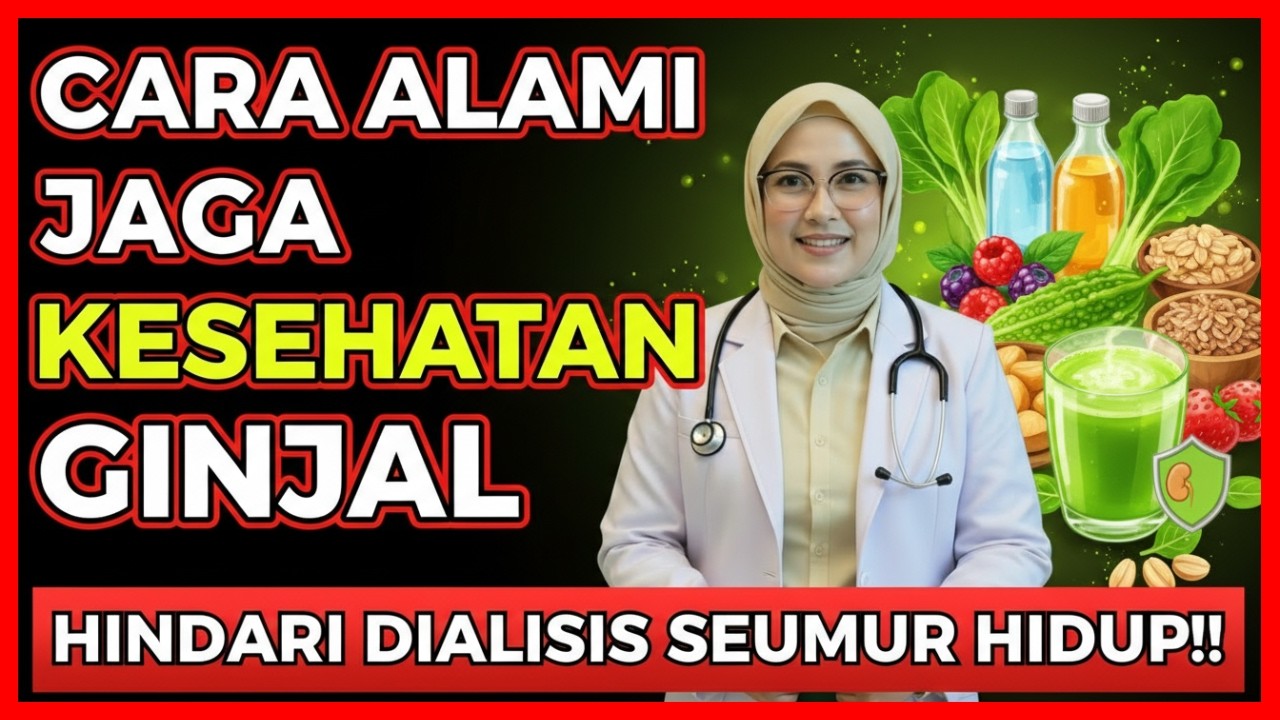 GINJAL SEHAT TANPA OBAT‼️INI CARA ALAMI JAGA KESEHATAN GINJAL‼️TERHINDAR DARI CUCI DARAH