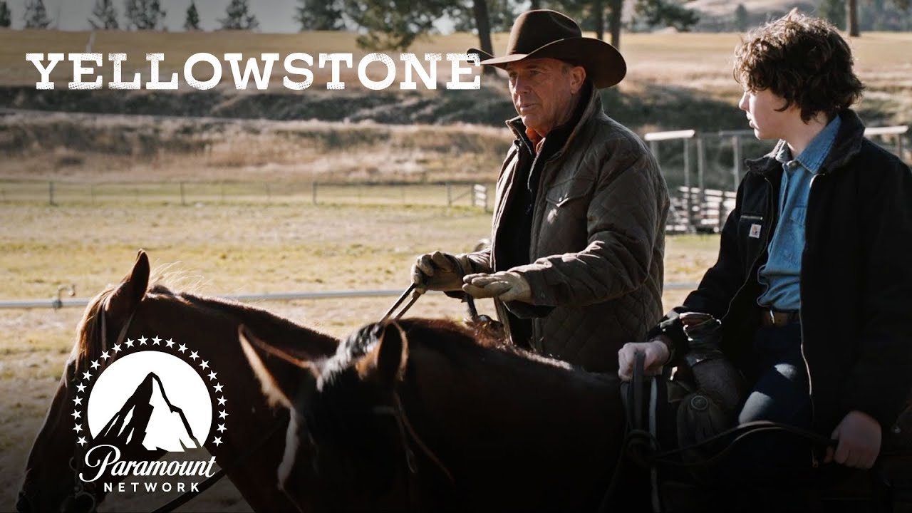 John Teaches Carter to Ride | Yellowstone | Paramount Network