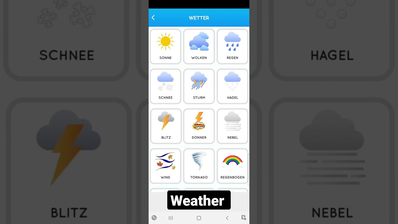Learn German for beginners (weather; wetter)