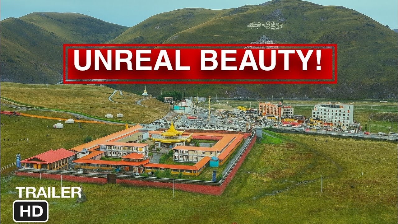 Breathtaking Drone View of Tagong | Sacred Land of the Himalayas