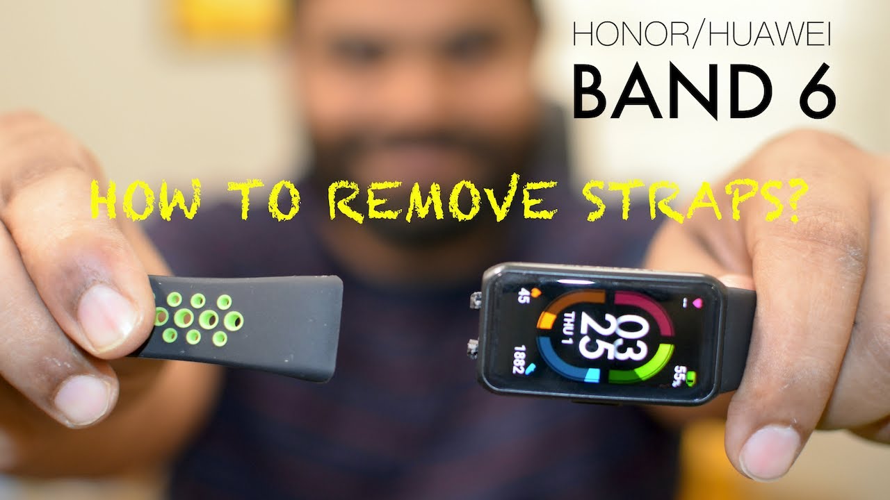 Honor Band 6 - Safely remove and replace straps in 3 easy steps - Tips & Tricks