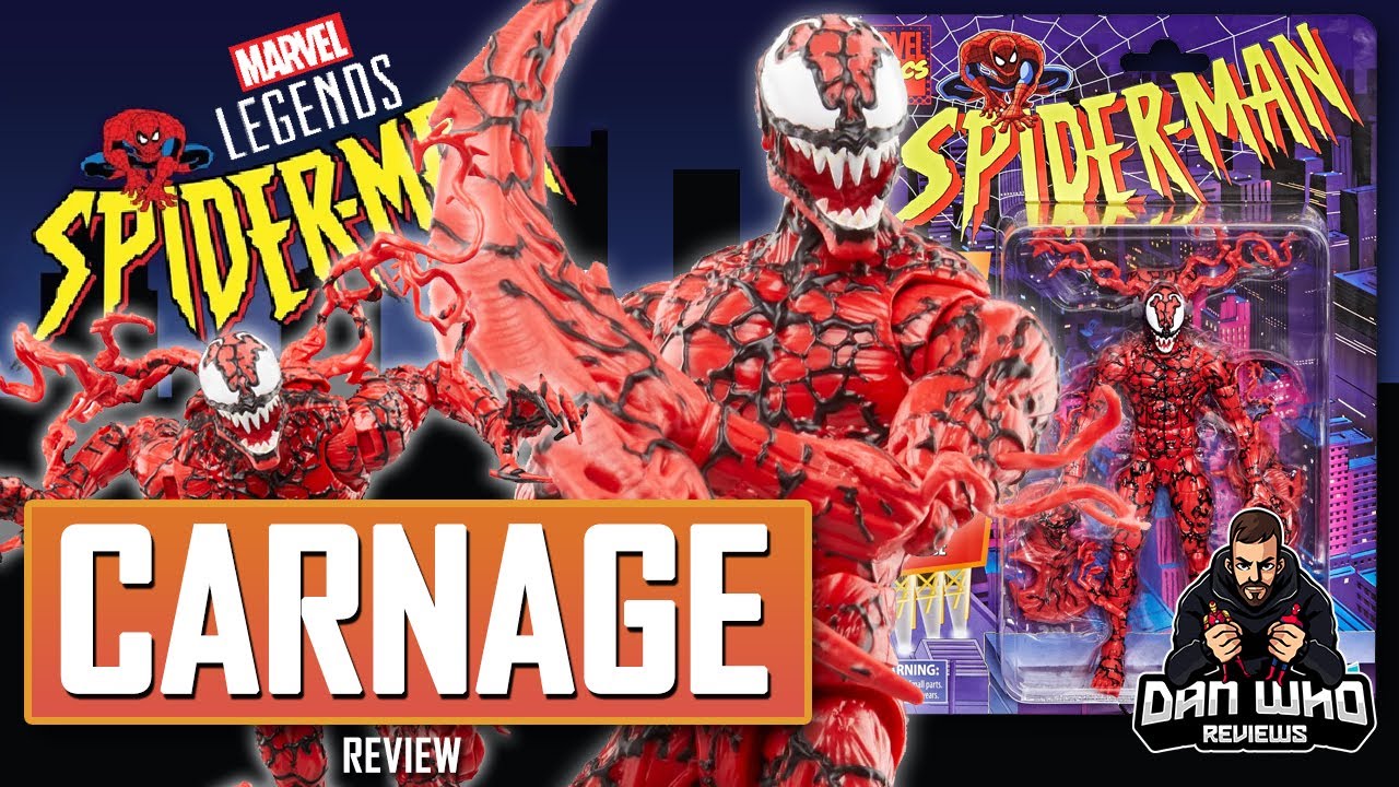 Marvel Legends Carnage Spider-Man Animated Series Retro Card (Target Exclusive) Figure Review
